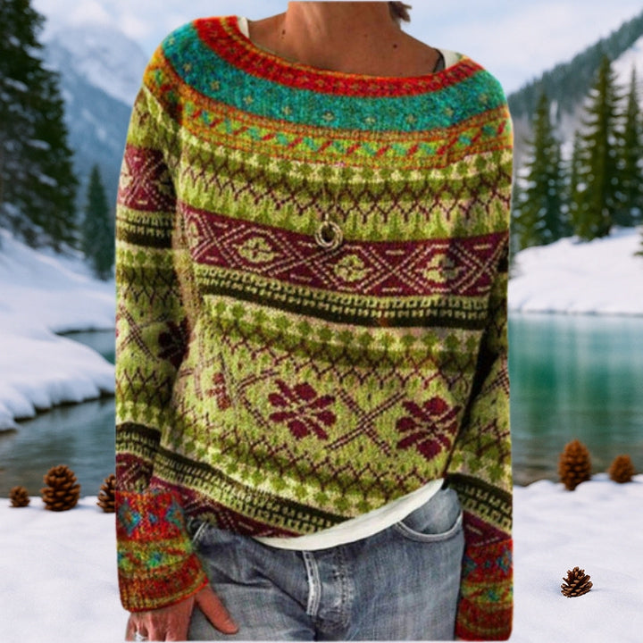 LOLA | RETRO ICELANDIC SWEATER