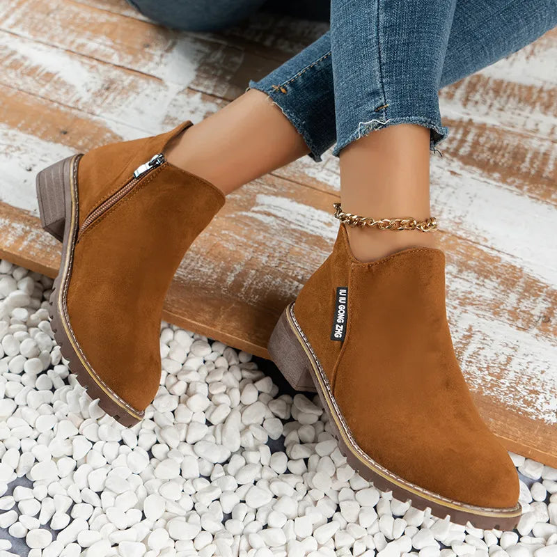 Mary™ - Thick Sole Ankle Boots