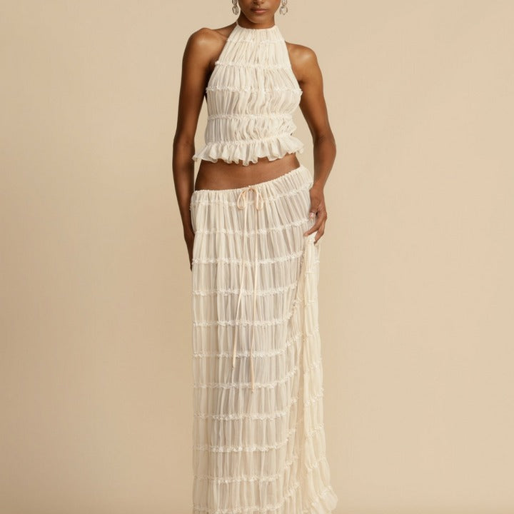 Giana - Halter top and skirt set
