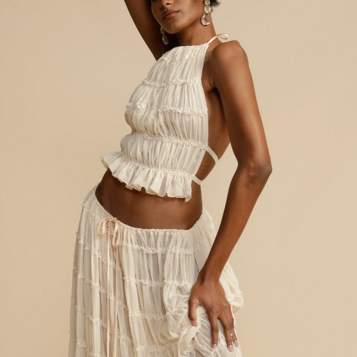 Giana - Halter top and skirt set