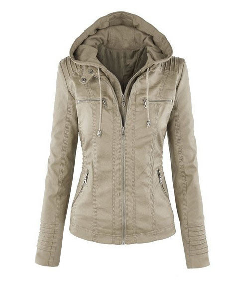 Women's Jacket with Detachable Hood