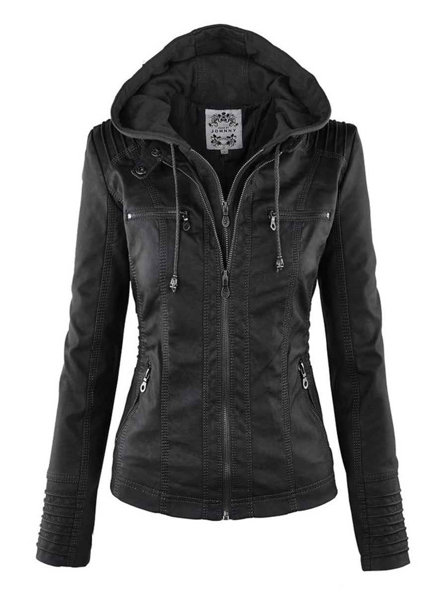 Women's Jacket with Detachable Hood