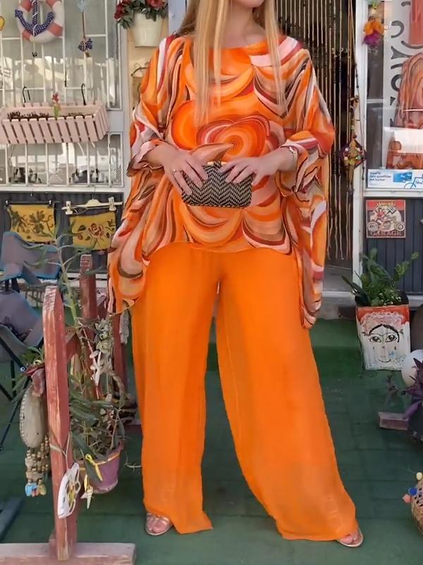 Fanning - Women Chiffon Printed Suit