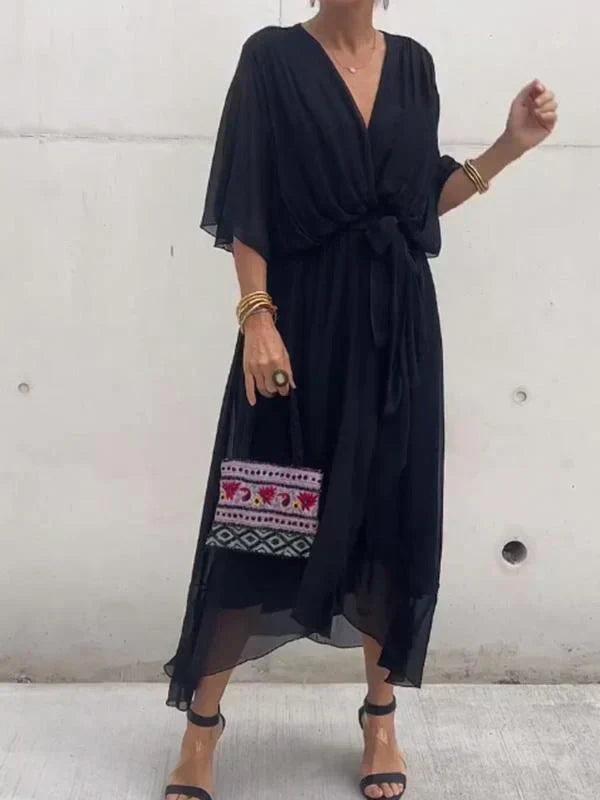 Monica™ | Chiffon Midi Dress