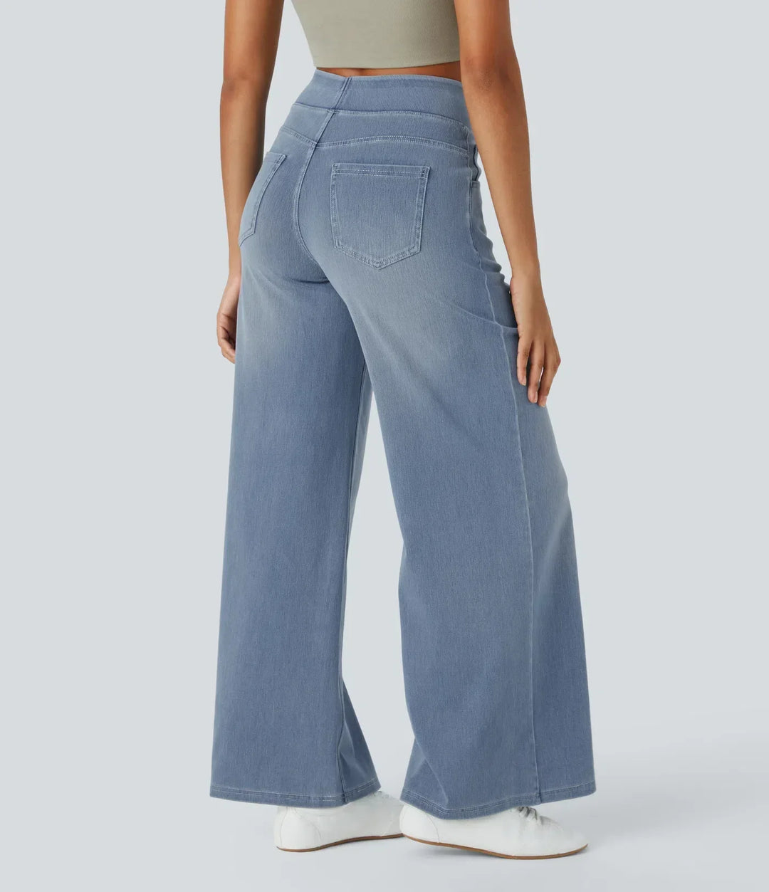 Evie | Comfy Elastic High-Waisted Pants