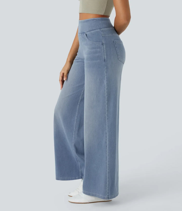 Evie | Comfy Elastic High-Waisted Pants