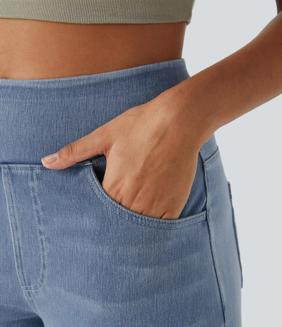 Evie | Comfy Elastic High-Waisted Pants