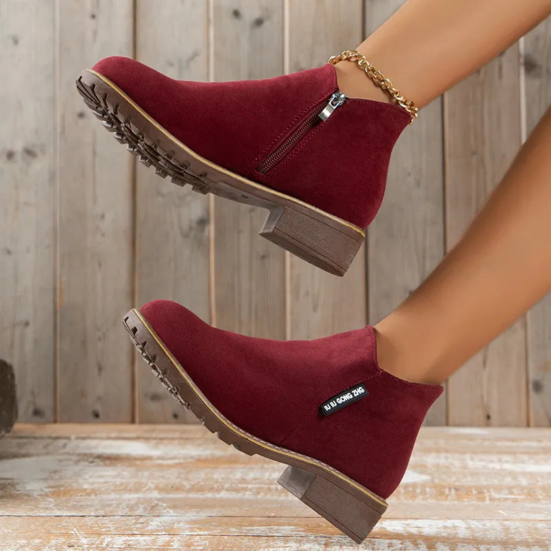 Mary™ - Thick Sole Ankle Boots