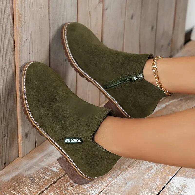 Mary™ - Thick Sole Ankle Boots
