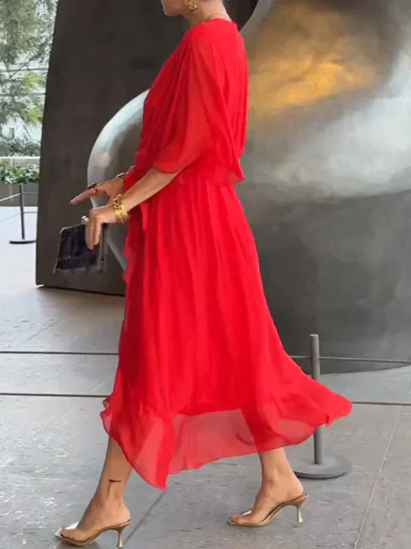 Monica™ | Chiffon Midi Dress
