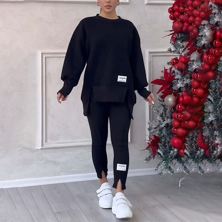 CHARLENE | Casual women's sweatshirt and leggings set