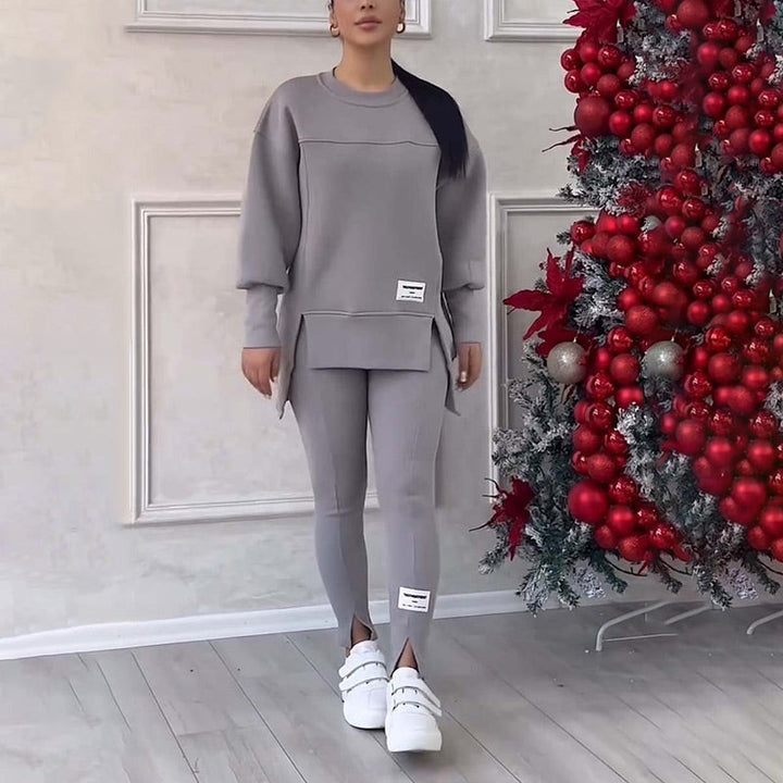 CHARLENE | Casual women's sweatshirt and leggings set