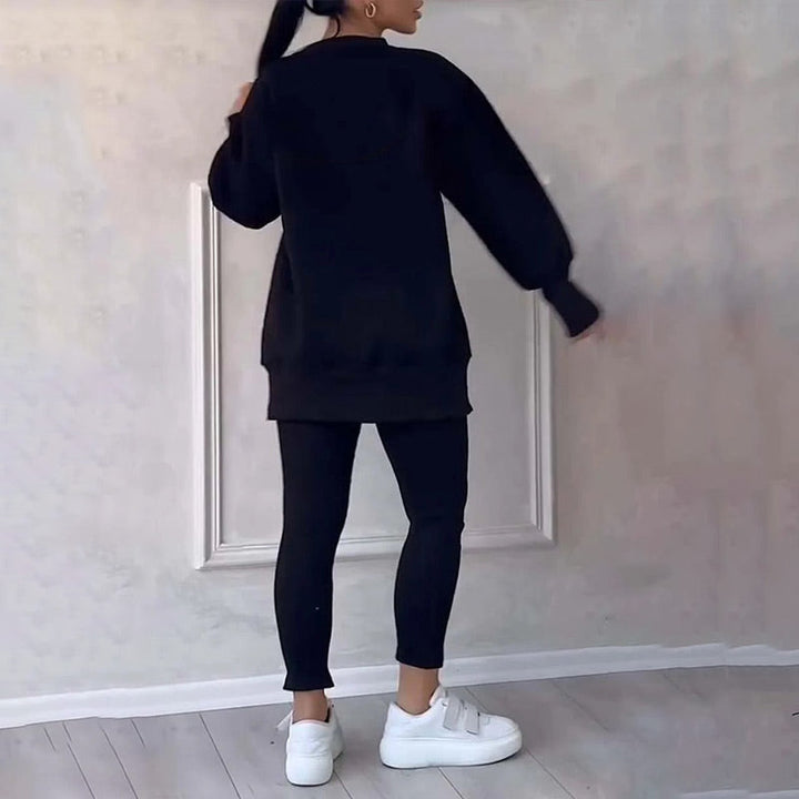 CHARLENE | Casual women's sweatshirt and leggings set