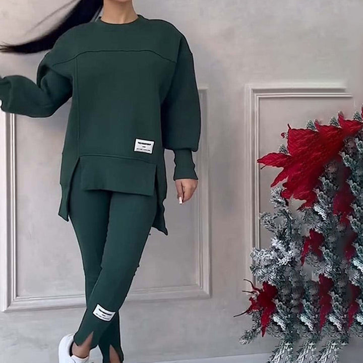 CHARLENE | Casual women's sweatshirt and leggings set