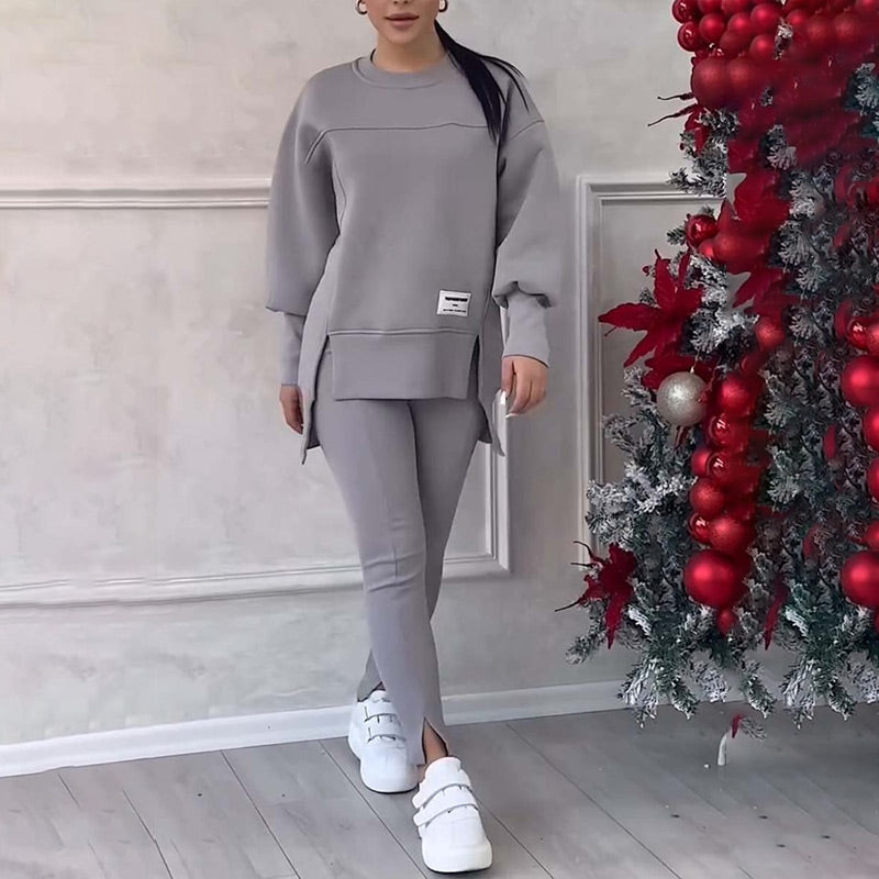 CHARLENE | Casual women's sweatshirt and leggings set