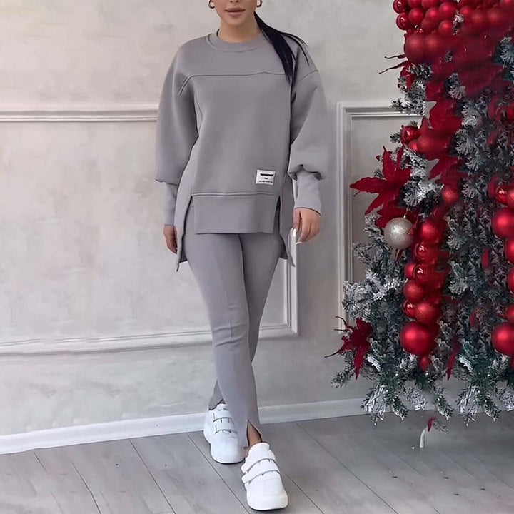 CHARLENE | Casual women's sweatshirt and leggings set