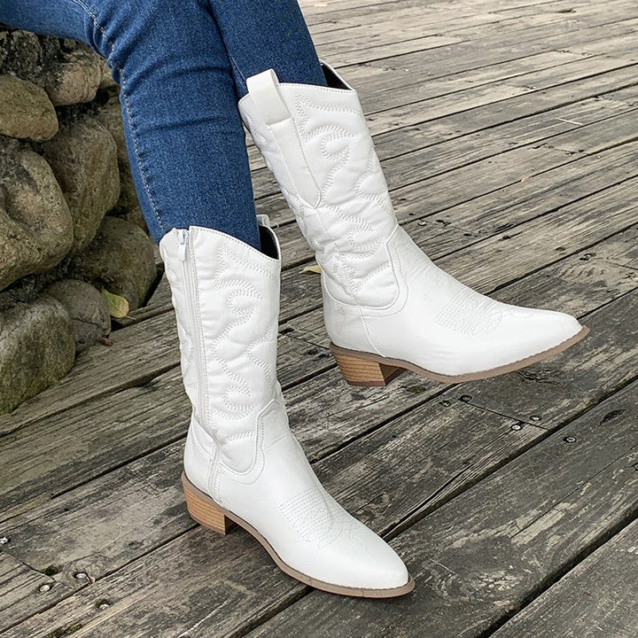 Ruby™ | Dazzling Metallic Western Boots